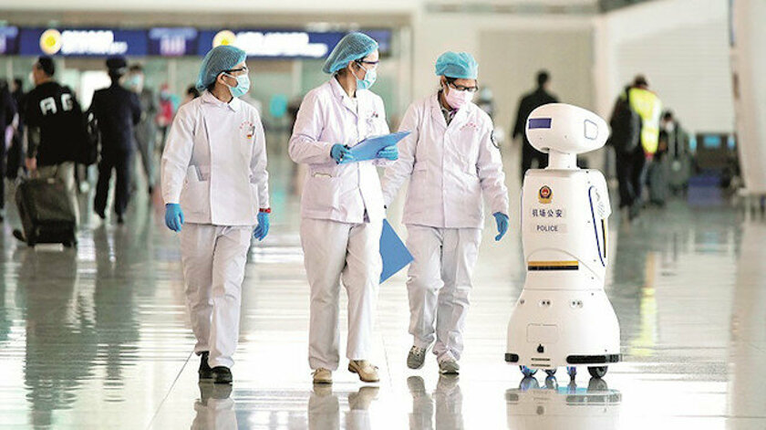 Korona savaşını robotlar devralıyor