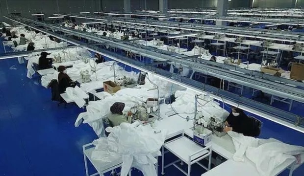 300 işçinin çalıştığı fabrikada korona paniği