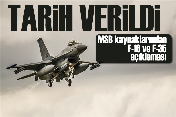 MSB den F-16 açıklaması: Herhangi bir şart söz konusu değil