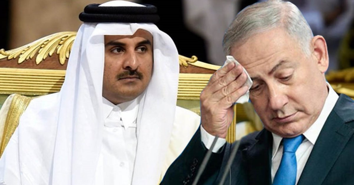 Katar İsrail e resti çekti! Tokat gibi sözler