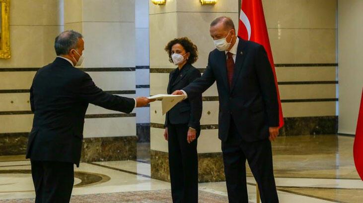 Erdoğan, İtalya Büyükelçisini kabul etti