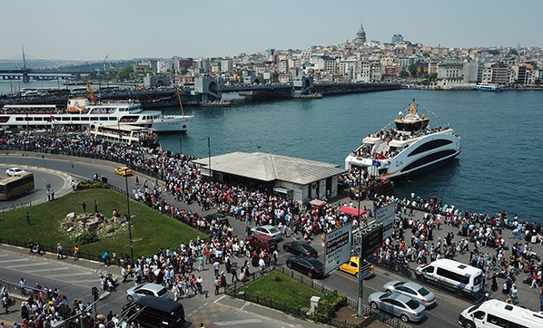 İstanbul da korona virüs koşusu