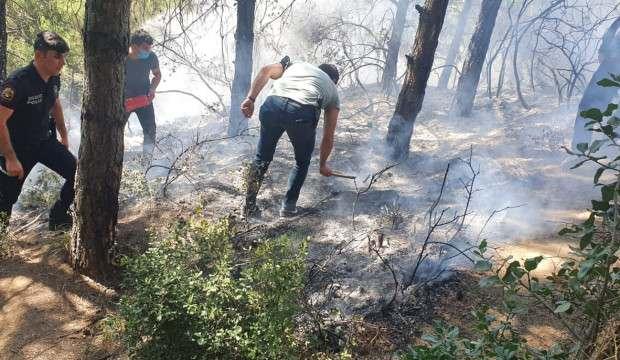 İstanbul da orman yangını