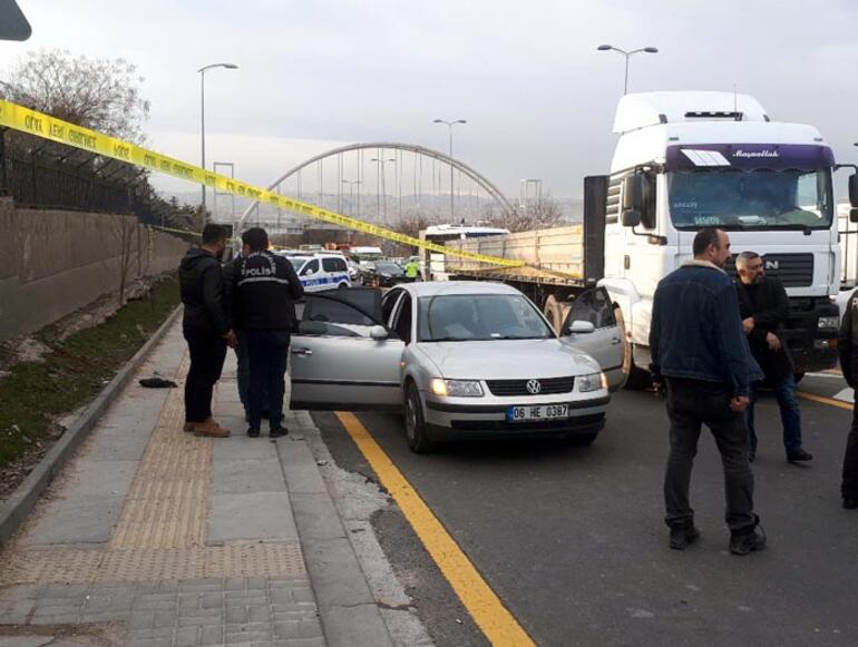 Ankara da  yol kavgası  kanlı bitti