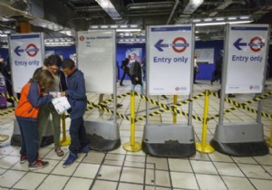 Londra metrosunda grev başlatıldı!