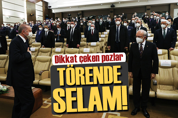 Erdoğan ve Kılıçdaroğlu ndan dikkat çeken selamlaşma