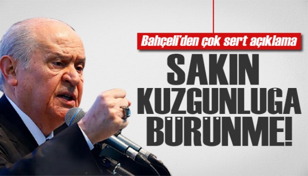 MHP lideri Bahçeli: Bunun adı Türk düşmanlığıdır!