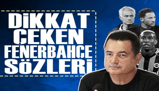 Acun Il�cal�'dan dikkat �eken Fenerbah�e s�zleri