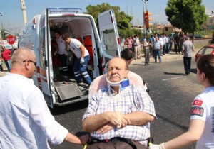 Efeler Bld. Başkanı Özakcan, trafik kazası geçirdi!
