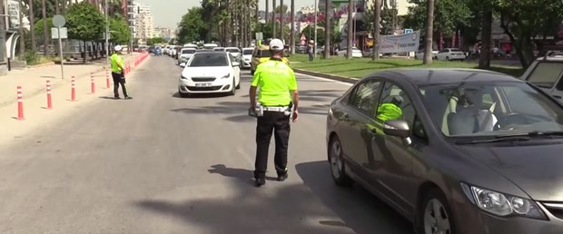 Adana da sürücüye ilginç ceza
