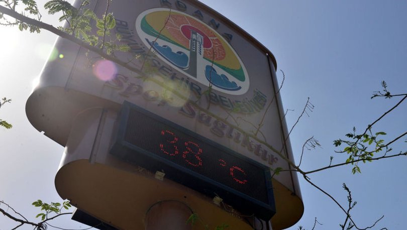 Adana da sıcaklık rekoru