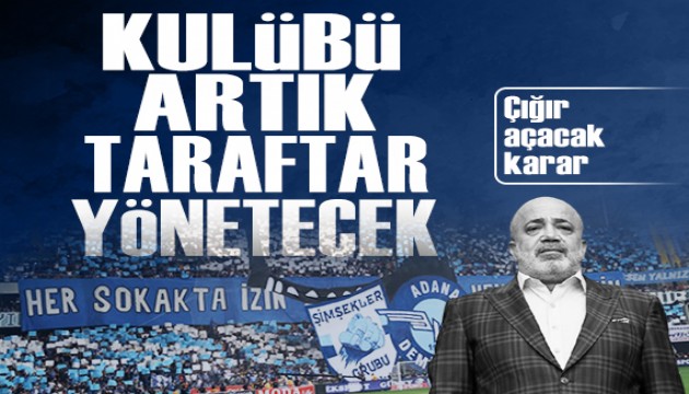 Adana Demirspor taraftar�na devredildi