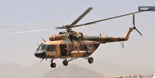 Afganistan da askeri helikopter düştü:9 ölü