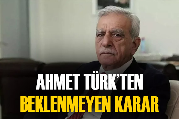 Ahmet Türk ten flaş karar! Siyaset dünyası bu haberi konuşuyor