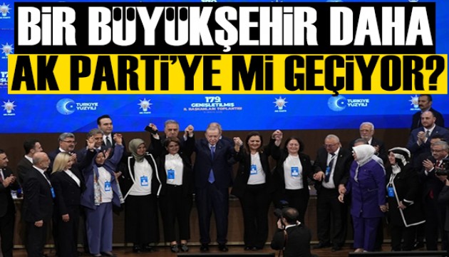 Bir b�y�k�ehir daha AK Parti'ye mi ge�iyor? Dikkat �eken iddia