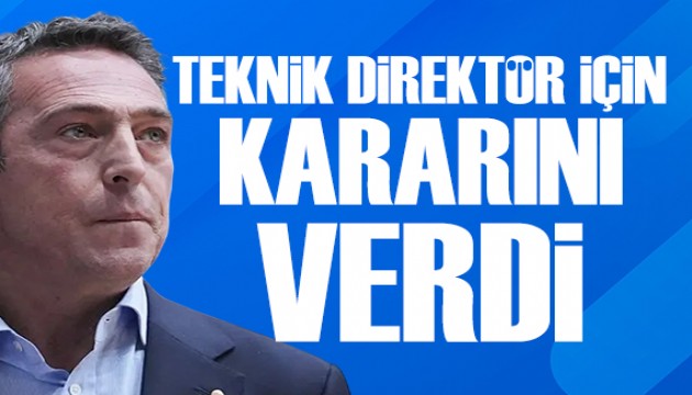 Ali Ko, teknik direktr iin kararn verdi