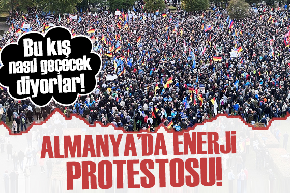 Almanlar, hükümetin enerji politikalarını protesto etti!