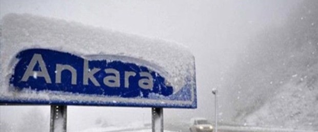 Ankara için kuvvetli kar uyarısı!