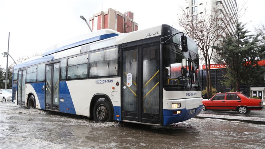 Ankara ya  yağış uyarısı