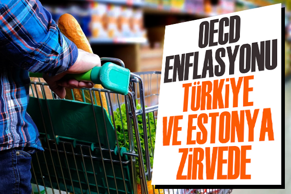 OECD enflasyonu: Türkiye ve Estonya zirvede