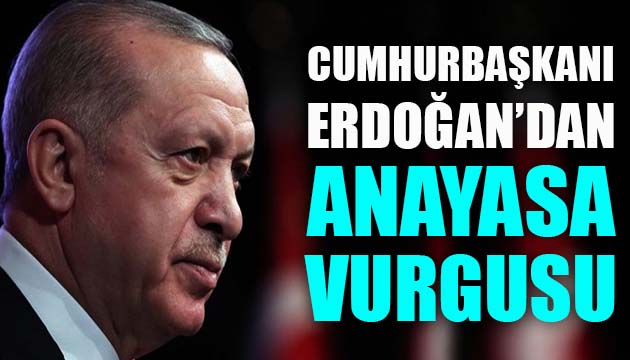 Erdoğan dan YİK Toplantısı nda  Anayasa  vurgusu