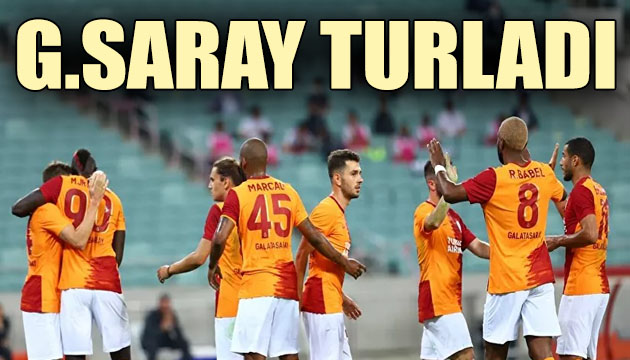 Galatasaray, Neftçi yi 3-1 lik skorla geçti