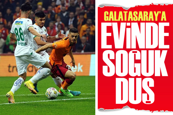 Galatasaray, Alanyaspor ile 2-2 berabere kaldı