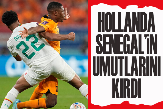 Hollanda, Senegal i 2-0 ile geçti