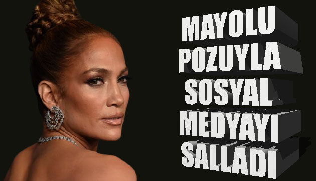 Jennifer Lopez, beyaz mayolu pozuyla sosyal medyayı salladı