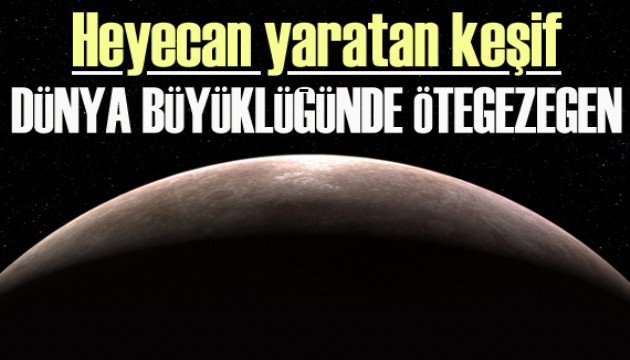 Dünya büyüklüğünde, volkanlarla kaplı ötegezegen keşfedildi