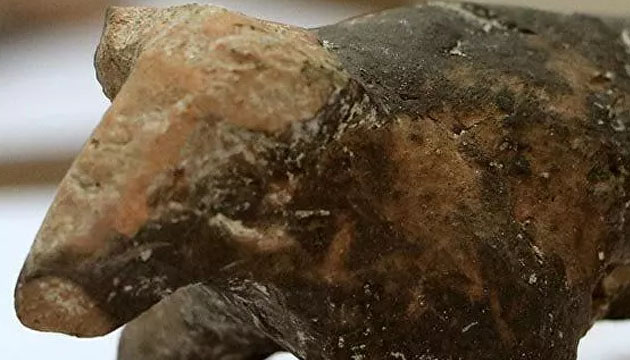 Maydos Antik Kenti nde 3 bin yıllık koç figürü bulundu