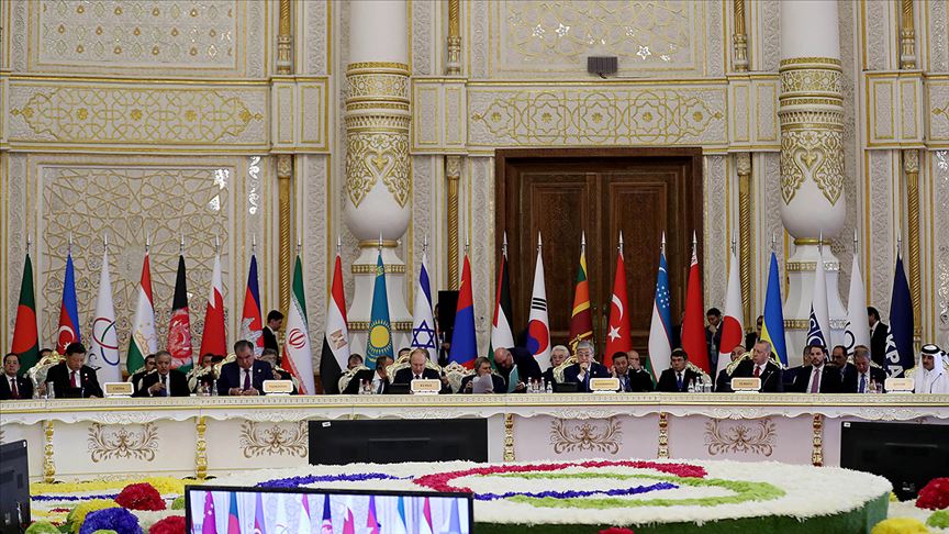 Asya da İşbirliği ve Güven Arttırıcı Önlemler Konferansı Tacikistan da yapıldı