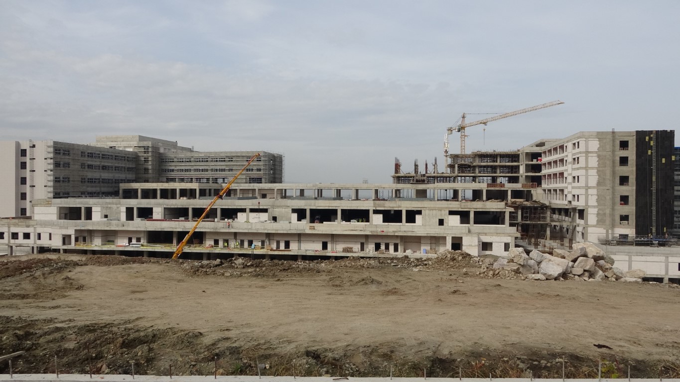 Ordu Şehir Hastanesi inşaatı büyük oranda tamamlandı