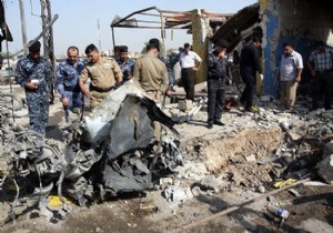 Bağdat ta bombalı saldırı! 13 ölü 44 yaralı!
