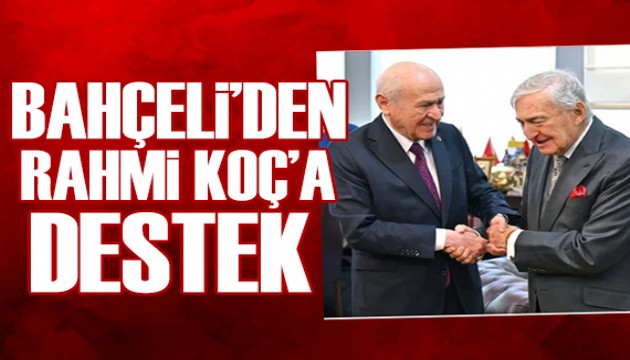 Bah�eli'den Rahmi Ko� a��klamas�: Hedef al�nmas�n� do�ru bulmuyoruz