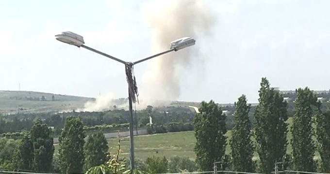 Ankara da barut fabrikasında patlama