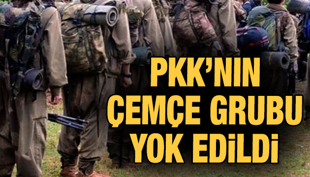 PKK nın  Çemçe Grubu  yok edildi