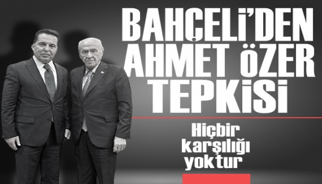 Bah�eli�den Ahmet �zer tepkisi