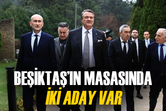 Beşiktaş ta teknik direktörlük için 2 aday var...