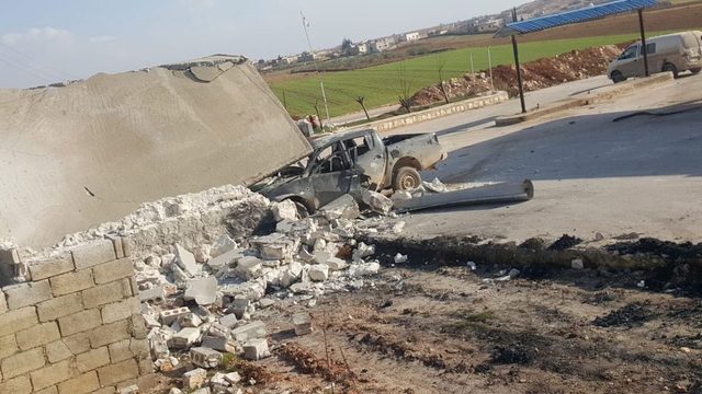 Afrin de bombalı saldırı