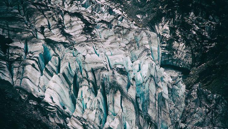 Tasman Buzulu ndan dev buz parçaları koptu