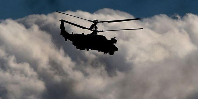BM barış gücü askerlerini taşıyan helikopter düştü