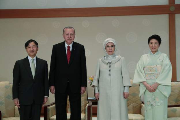 Cumhurbaşkanı Erdoğan Japonya İmparatoru Naruhito ile görüştü!
