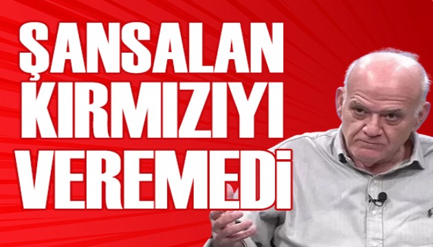 Ahmet �akar: �ansalan k�rm�z�y� veremedi