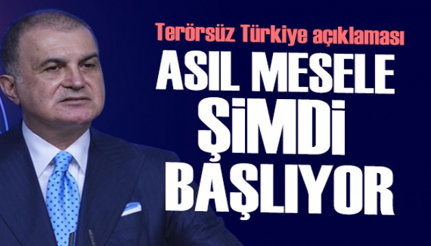 AK Parti S�zc�s� �mer �elik'ten Ter�rs�z T�rkiye a��klamas�: As�l mesele �imdi ba�l�yor!