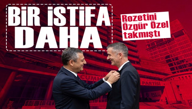 CHP'de bir istifa daha