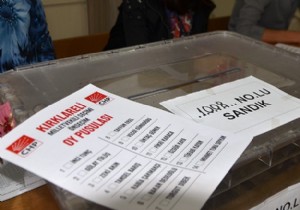 CHP de oy kullanma işlemi sona erdi!