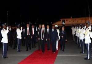 Cumhurbaşkanı Erdoğan Riyad dan Cibuti ye geçti!