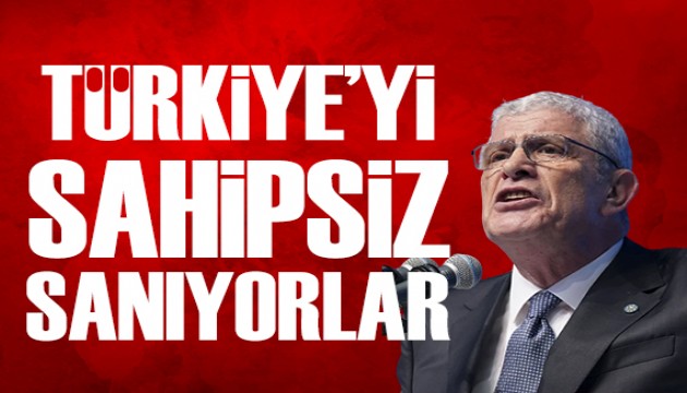 Dervi�o�lu: T�rkiye'yi sahipsiz san�yorlar