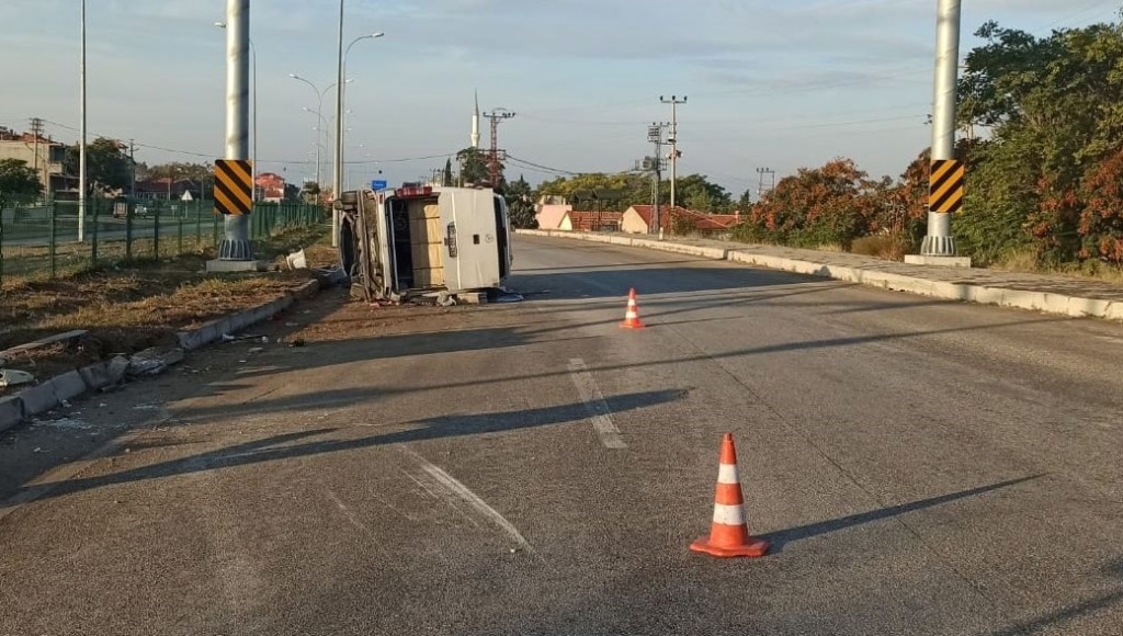 Denizlispor ekibi kaza yaptı: 12 yaralı